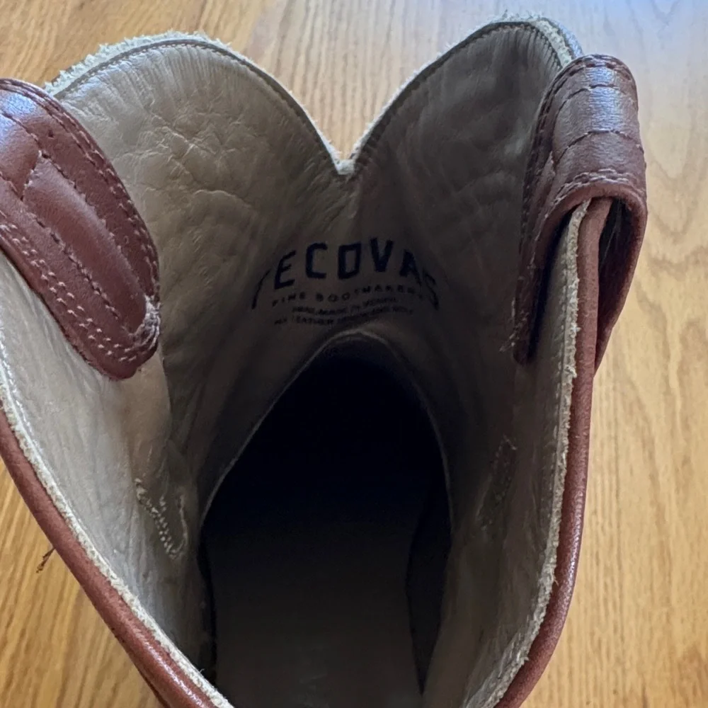 Tecovas Rich Brown Western Booties - Picture 2 of 6